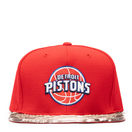 JUST DON DETROIT PISTONS PYTHON (RED-NATURAL BRIM)