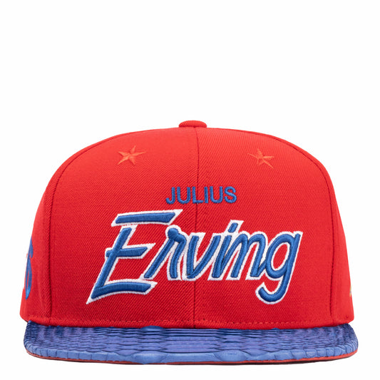 JUST DON JULIUS ERVING PYTHON 76ERS (Red-Royal-Red-Gold)