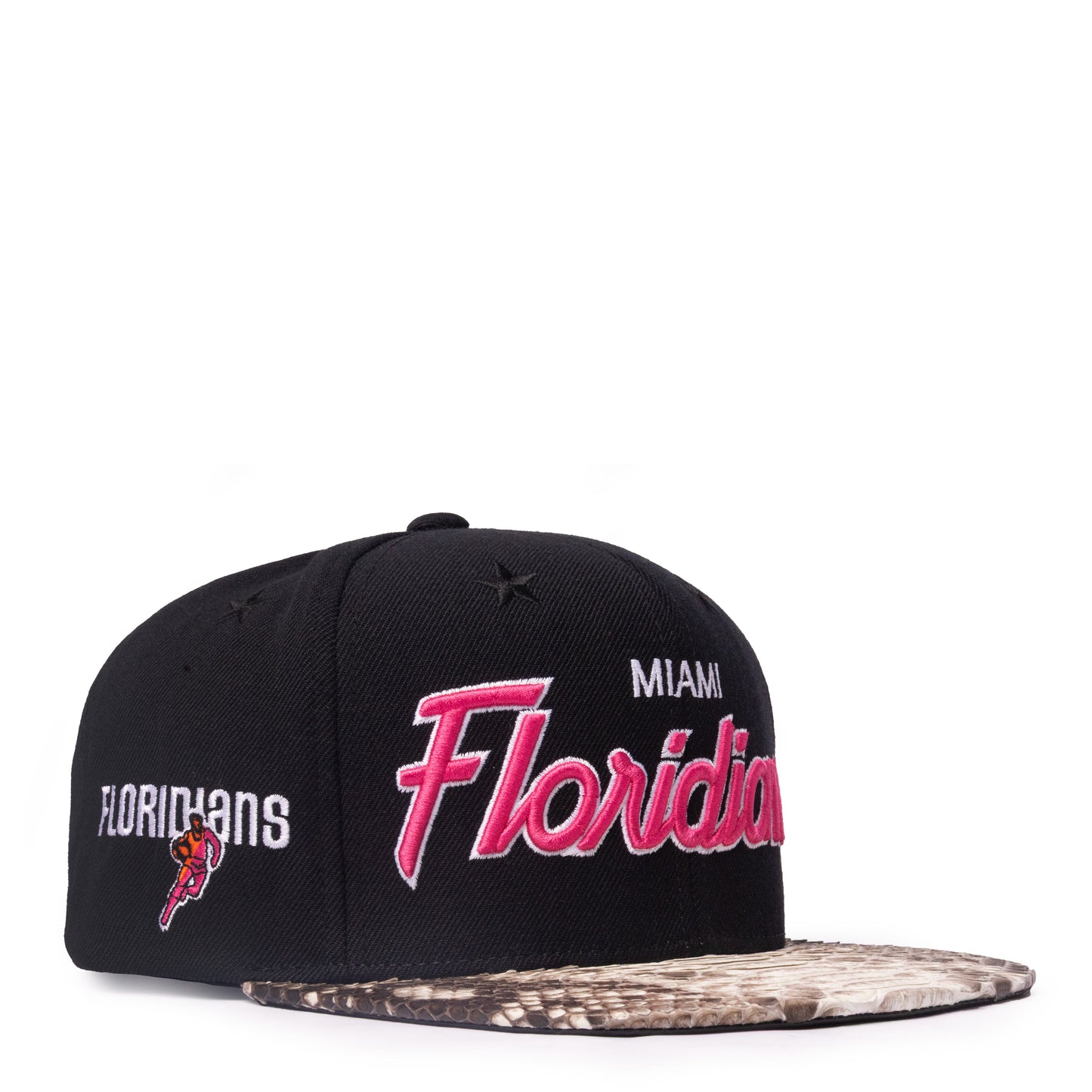Just Don Miami Floridians Python (Black-Natural-Black-Silver)