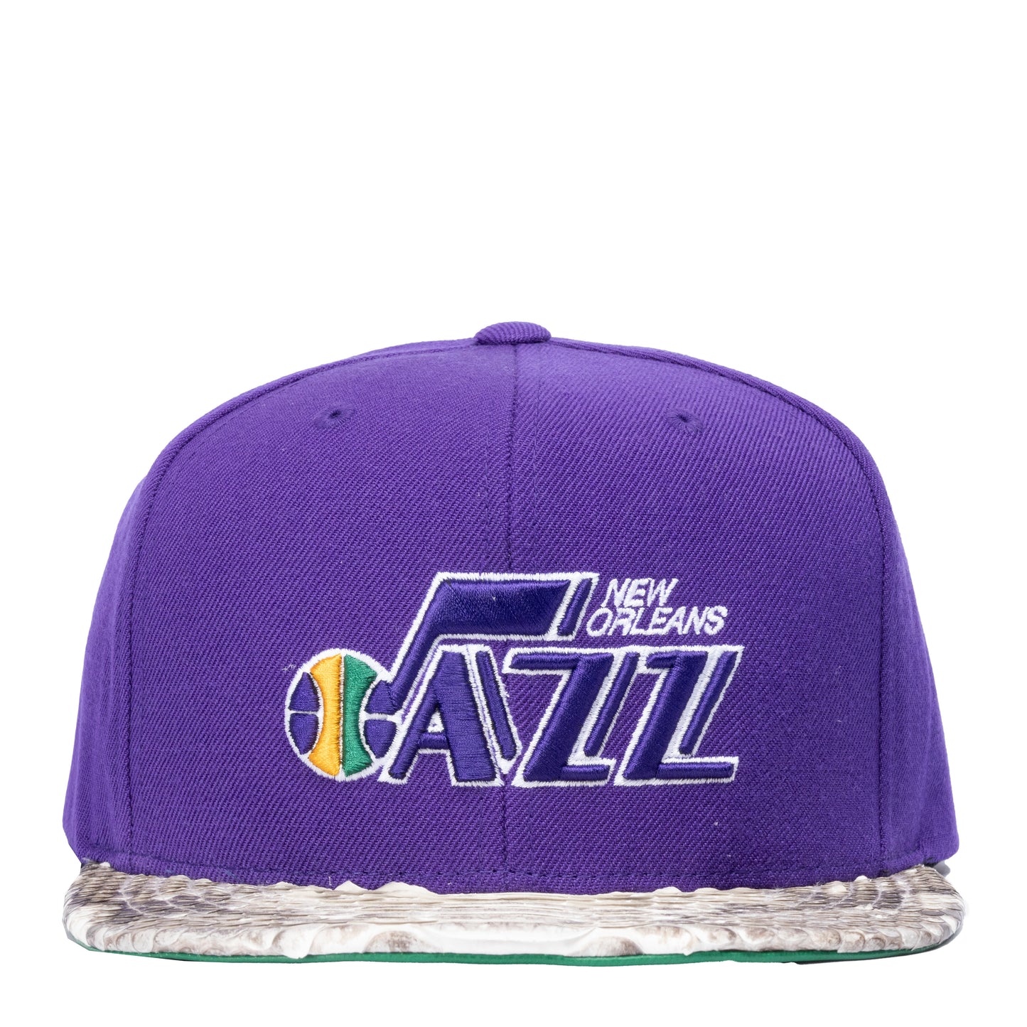 JUST DON NEW ORLEANS JAZZ PYTHON (PURPLE-NATURAL-GREEN-GOLD)