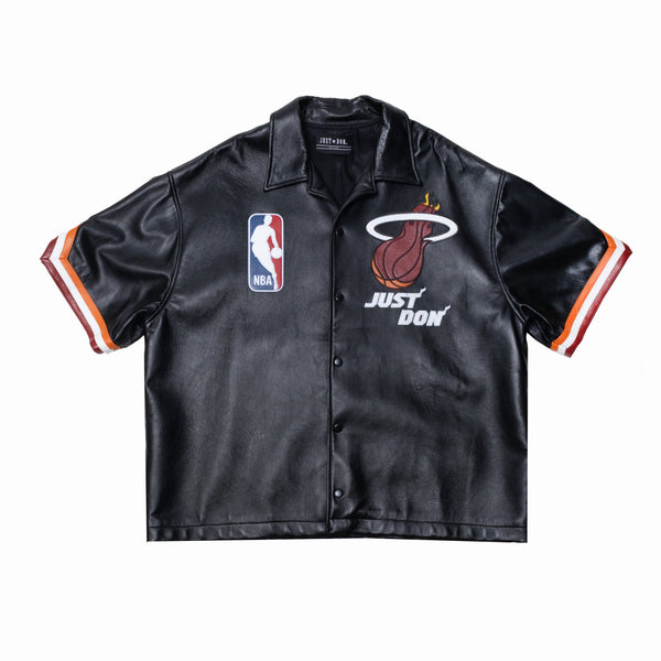 JUST DON MIAMI HEAT LEATHER WARM UP
