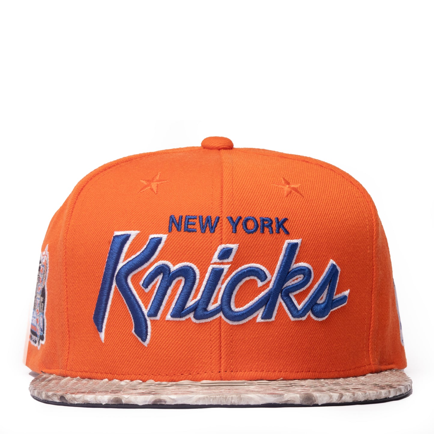 JUST DON NEW YORK KNICKS ALL STAR PYTHON (ORANGE-NATURAL)