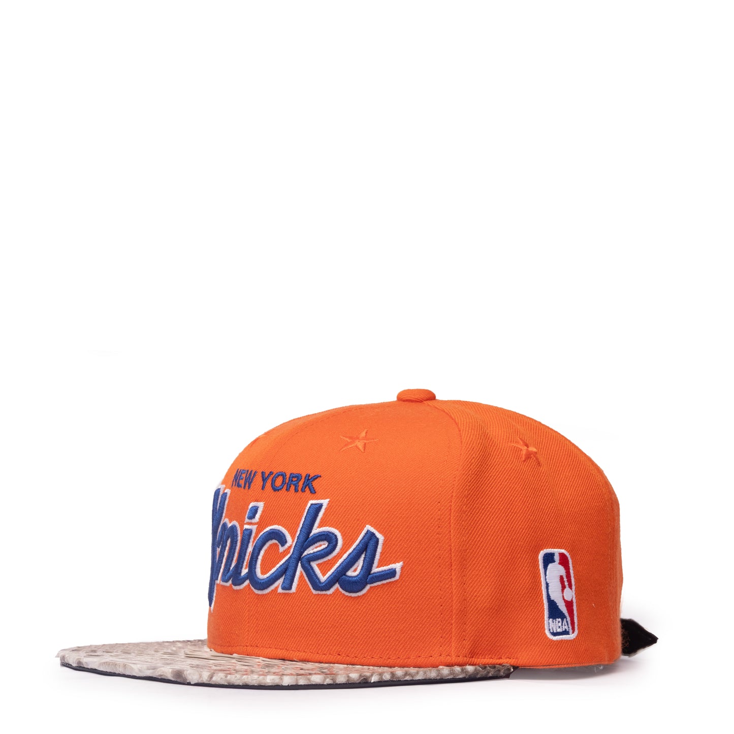 JUST DON NEW YORK KNICKS ALL STAR PYTHON (ORANGE-NATURAL)