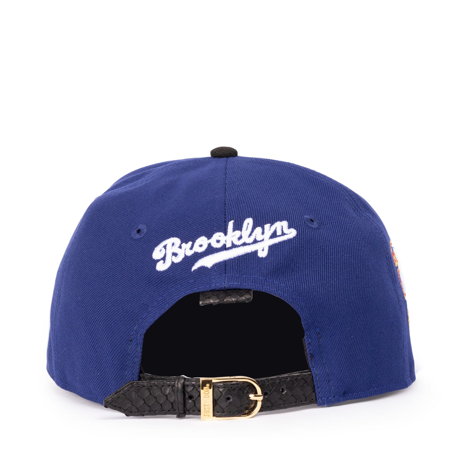 JUST DON LOS ANGELES DODGERS (JACKIE ROBINSON PATCH) (BLUE-BLACK-BLACK-GOLD)