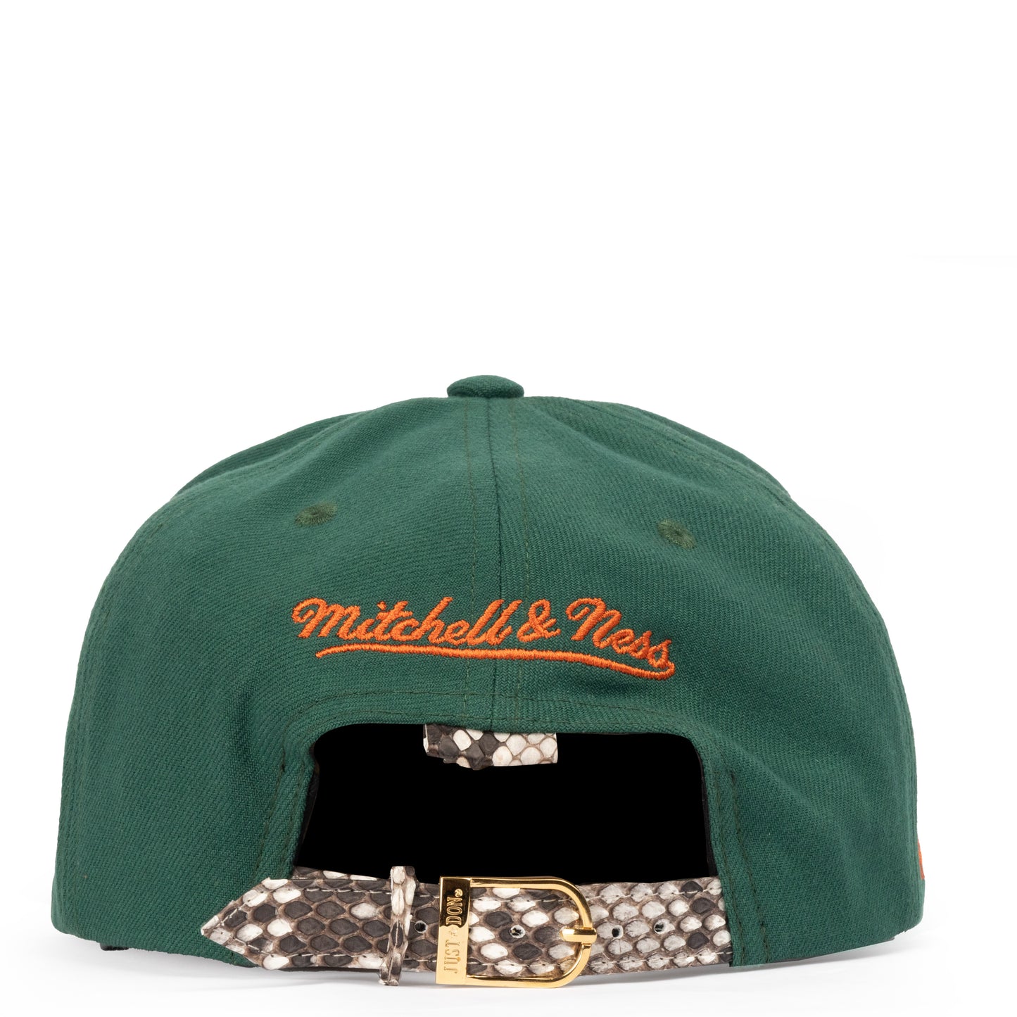 JUST DON MIAMI HURRICANES PYHTON (GREEN-Natural-DARK GREEN-GOLD)
