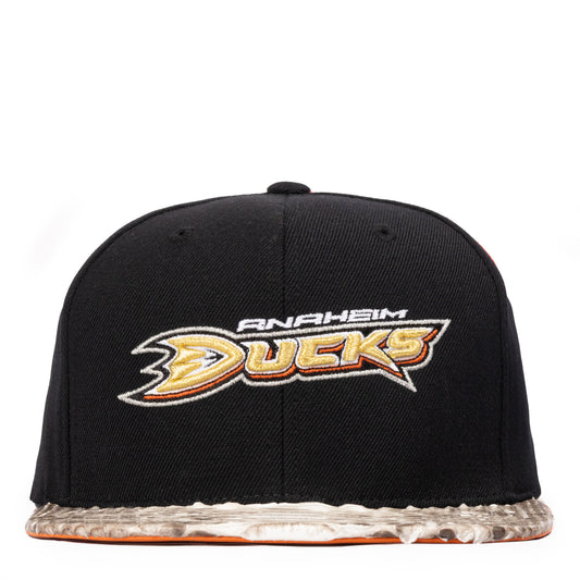 JUST DON ANAHEIM DUCKS PYHTON (BLACK-NATURAL-ORANGE-GOLD)