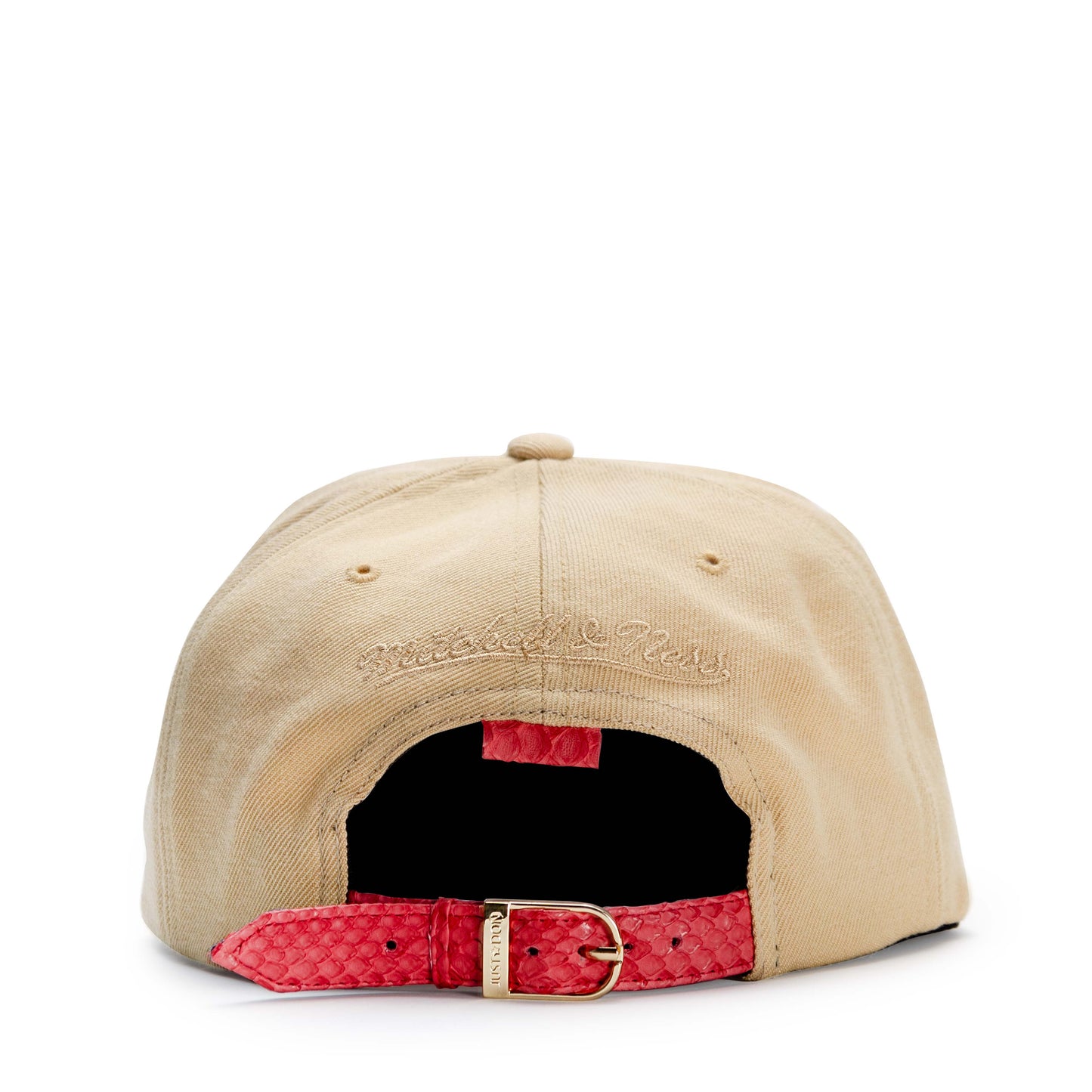 Just Don New Orleans Gold Hat (Red Brim)