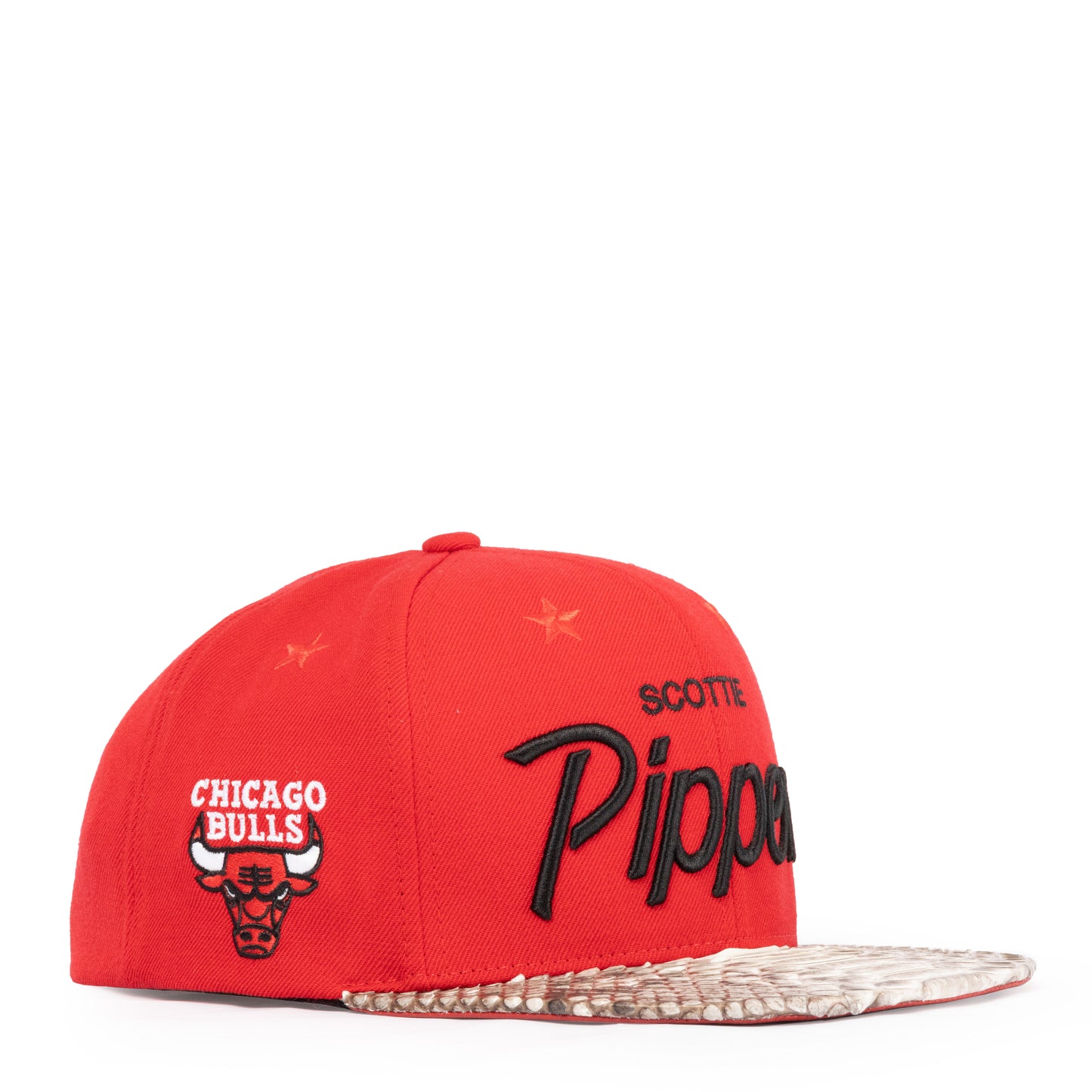 JUST DON CHICAGO BULLS “Scottie Pippen” PYTHON (Red-NATURAL-RED-GOLD)