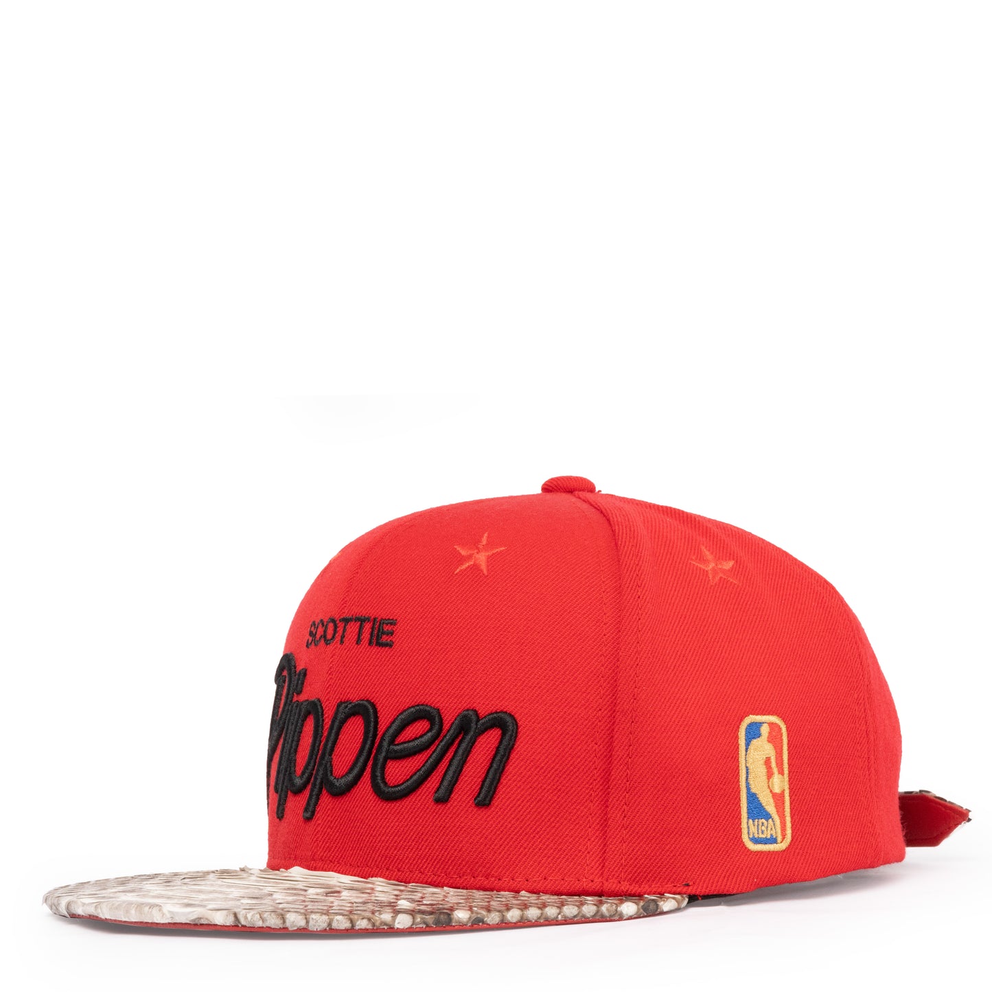 JUST DON CHICAGO BULLS “Scottie Pippen” PYTHON (Red-NATURAL-RED-GOLD)
