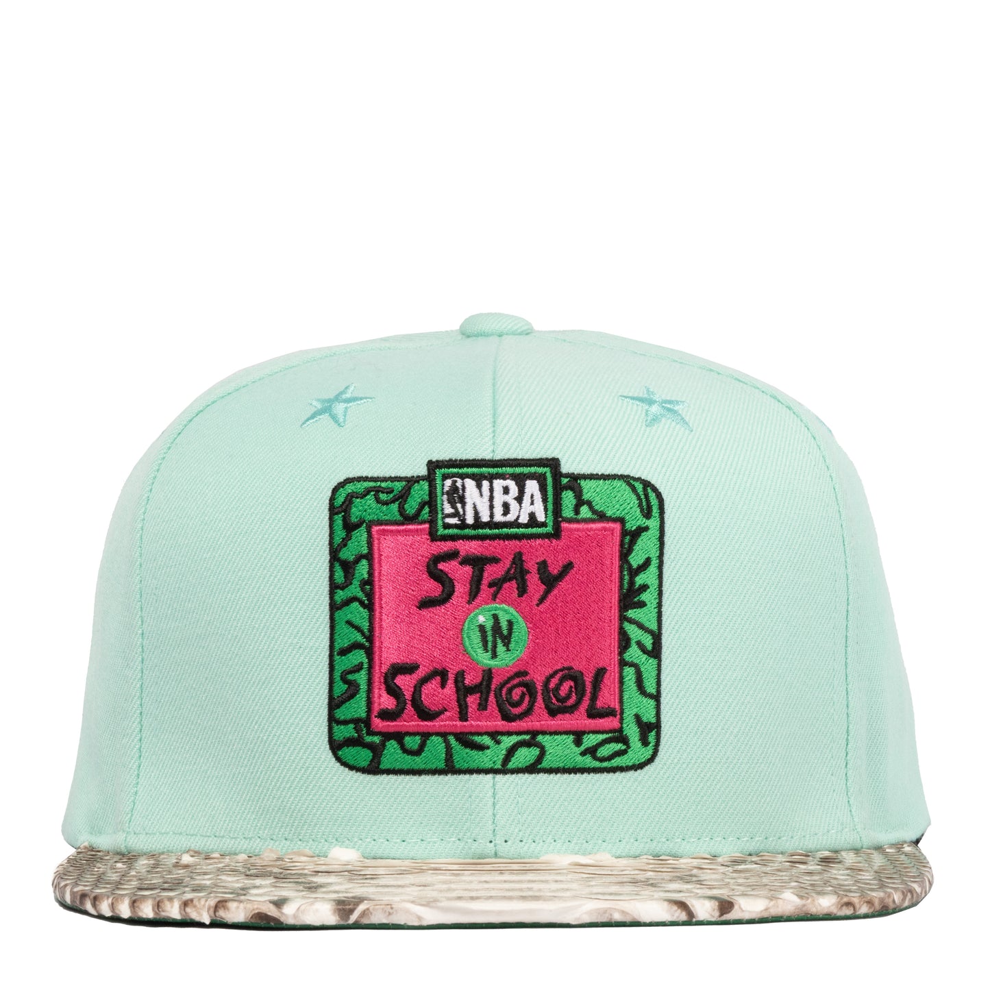 JUST DON NBA STAY IN SCHOOL PYTHON (MINT-NATURAL-GREEN-Silver)