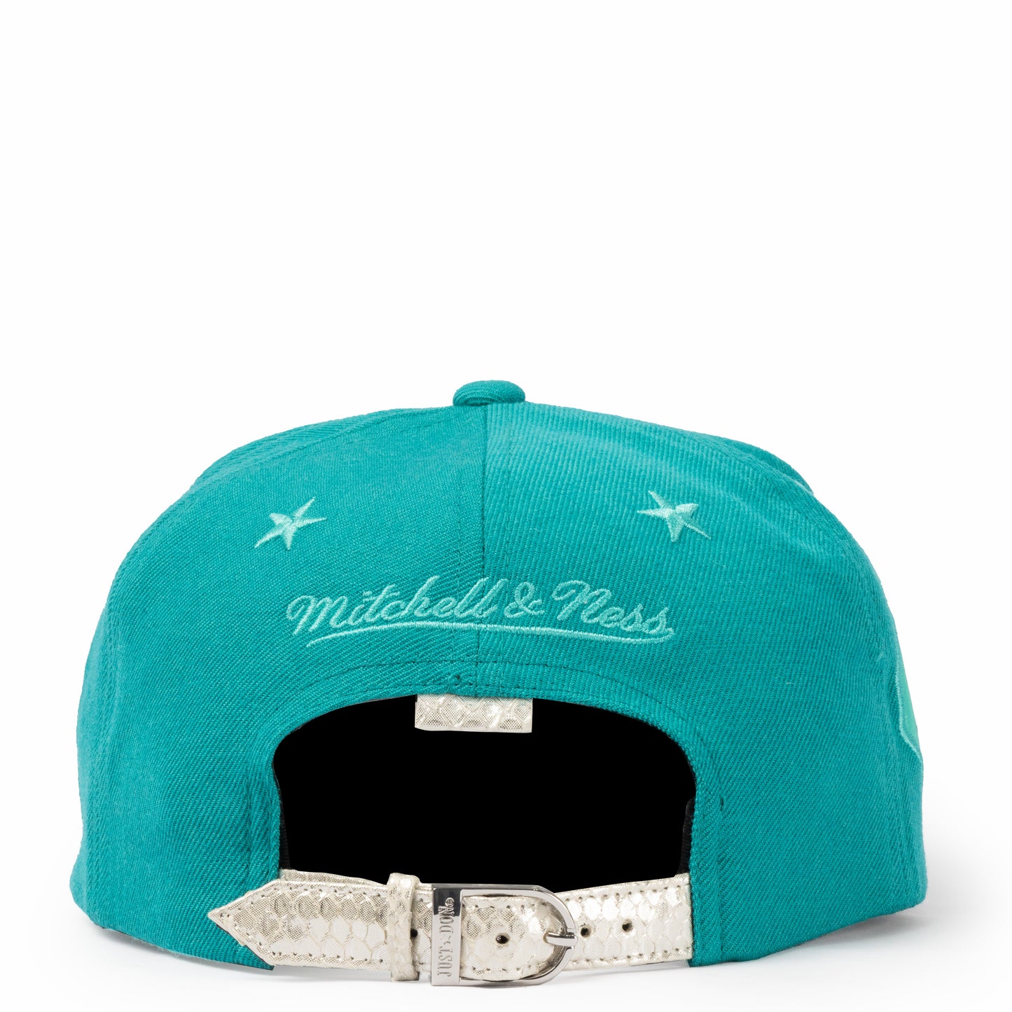 JUST DON SAN ANTONIO SPURS SCRIPT (TEAL-MIRROR-BLACK-SILVER)