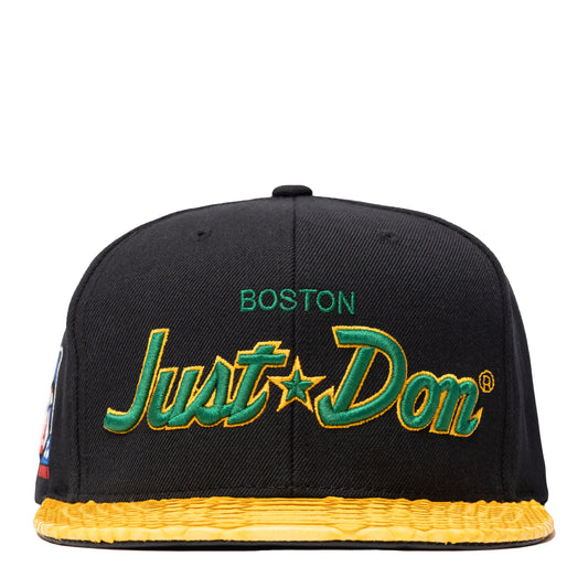 JUST DON SCRIPT BOSTON PYHTON (BLACK-YELLOW-BLACK-SILVER)