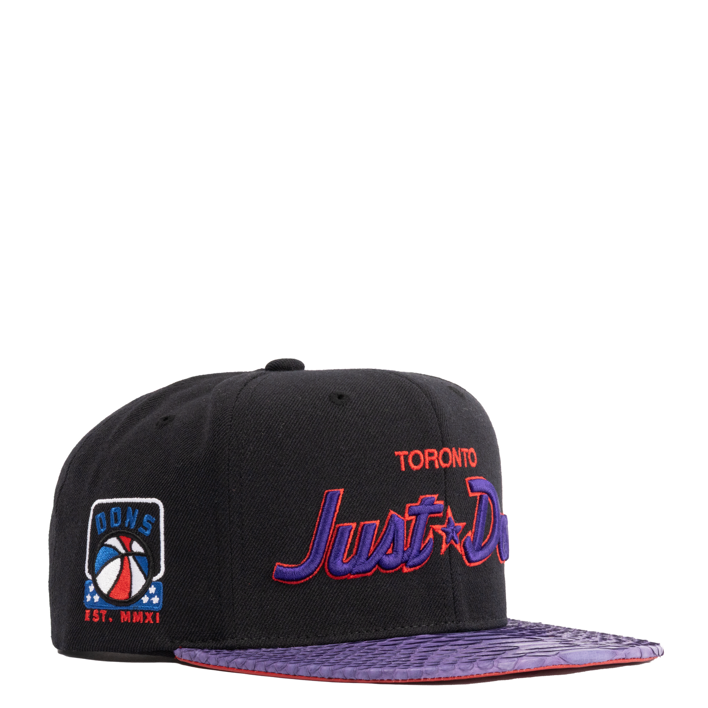 JUST DON SCRIPT TORONTO PYHTON (BLACK-PURPLE-RED-SILVER)