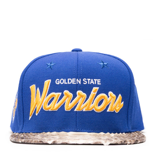 JUST DON GOLDEN STATE WARRIORS PYTHON (NATURAL BRIM)