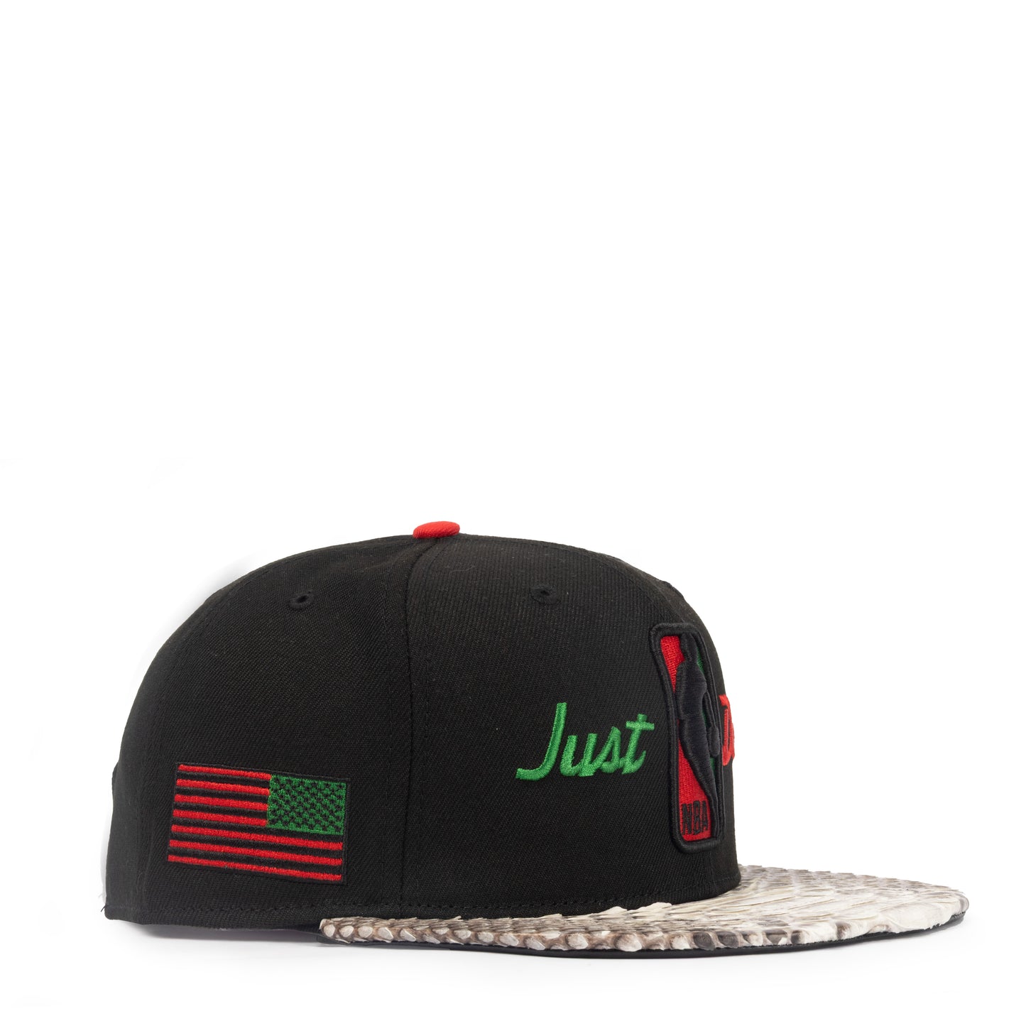 Just Don Juneteenth Python (Black-Natural-Black-Gold)