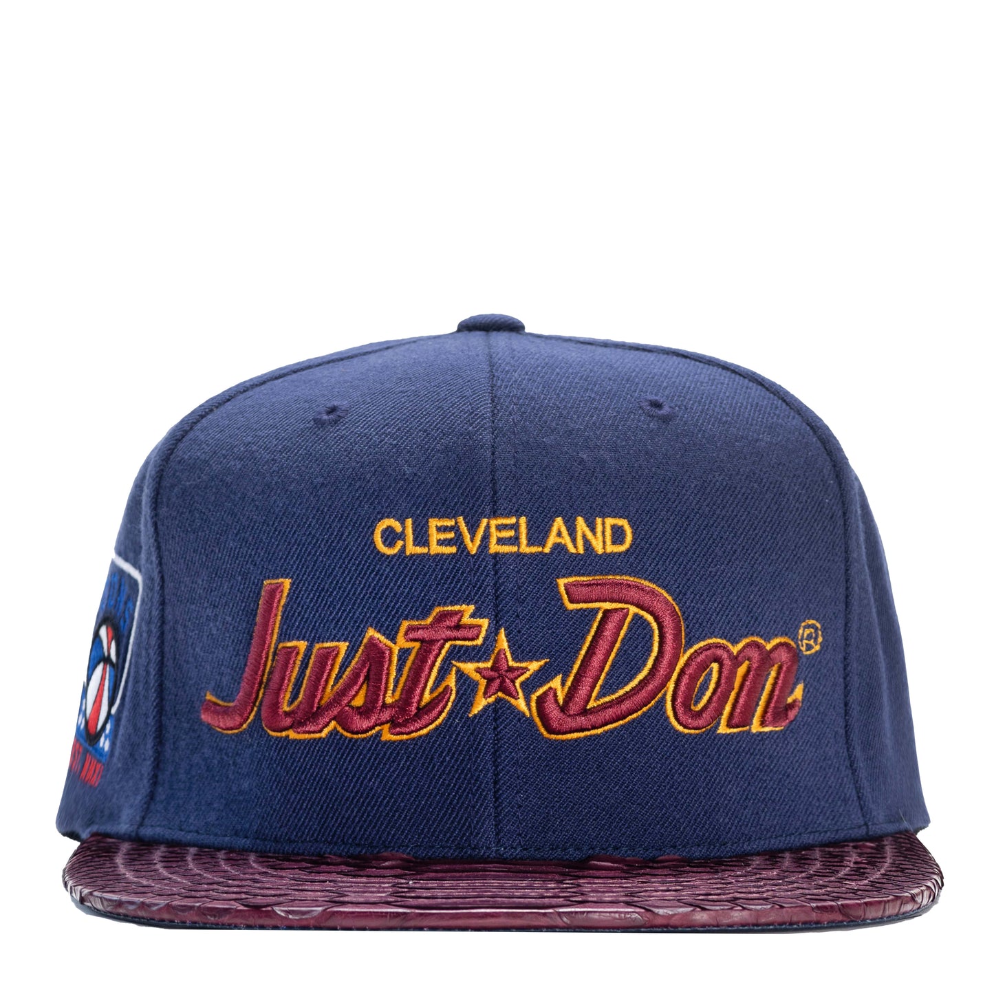 JUST DON SCRIPT CLEVELAND PYHTON (NAVY-MAROON-MAROON-GOLD)