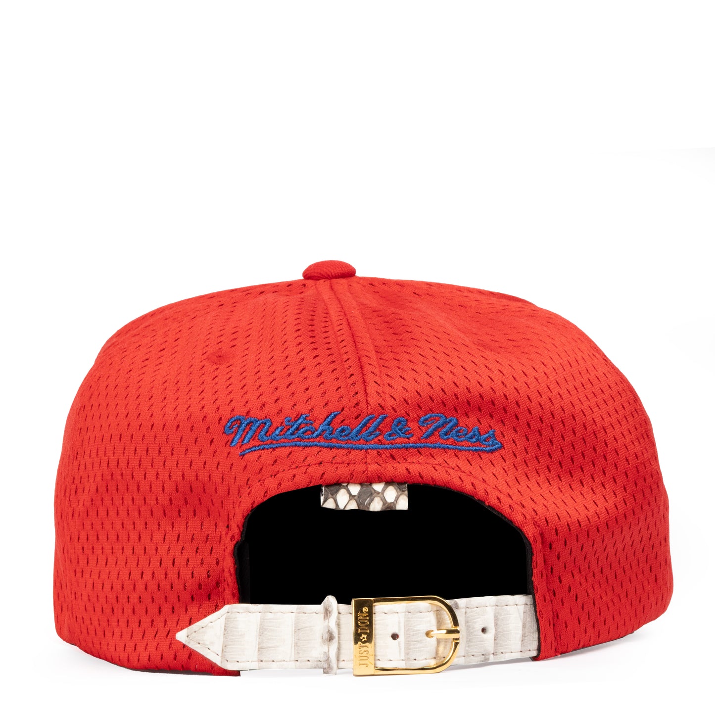 JUST DETROIT PISTONS PYTHON MESH (RED-NATURAL-RED-GOLD)