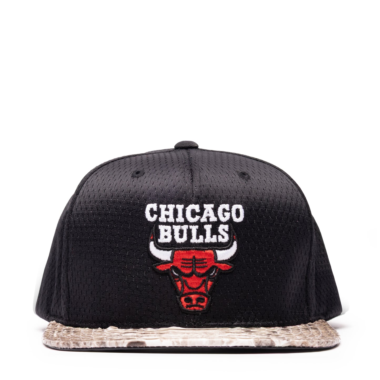 JUST DON CHICAGO MESH BULLS PYTHON (NATURAL BRIM)