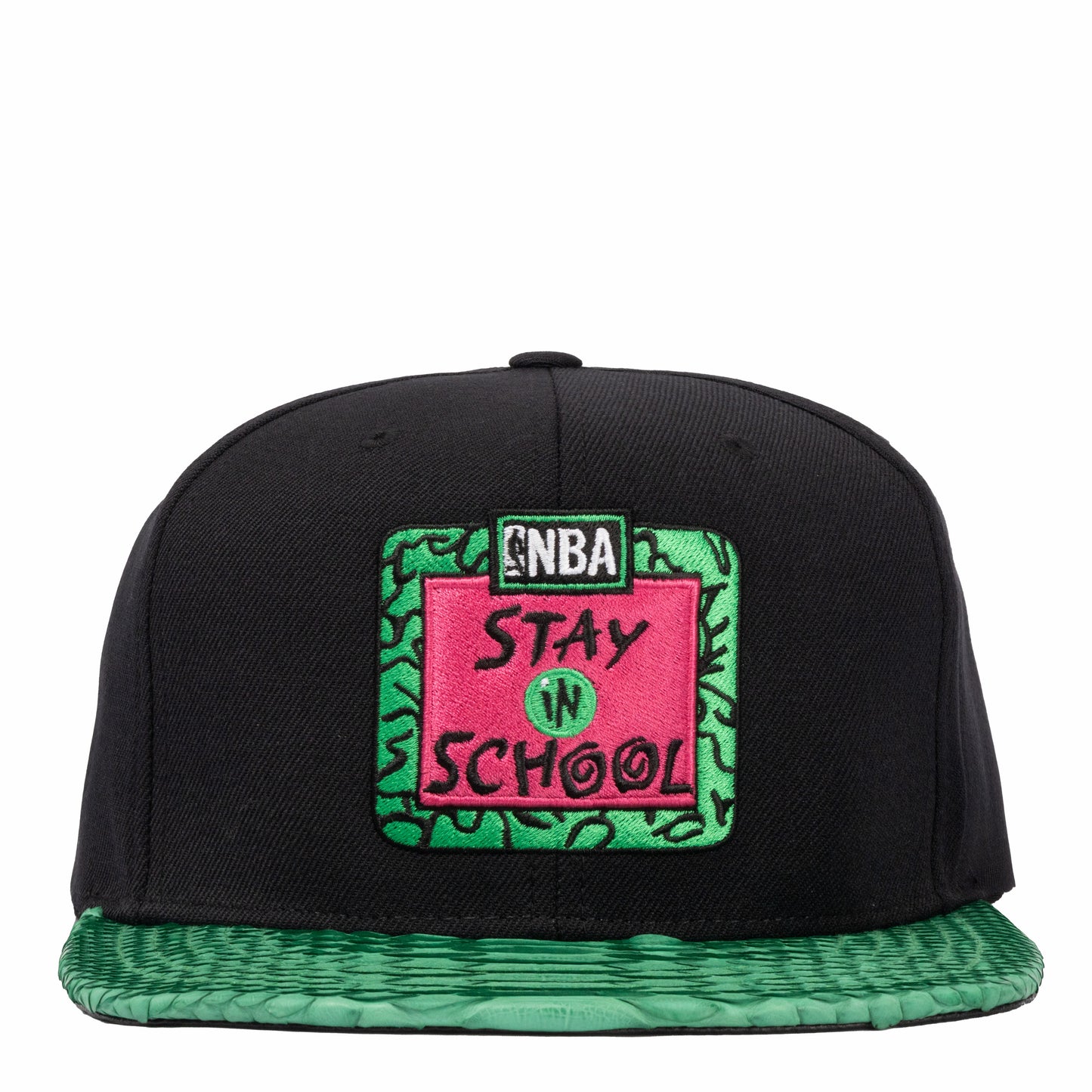 JUST DON STAY IN SCHOOL PYTHON (BLACK-GREEN-BLACK-SILVER)