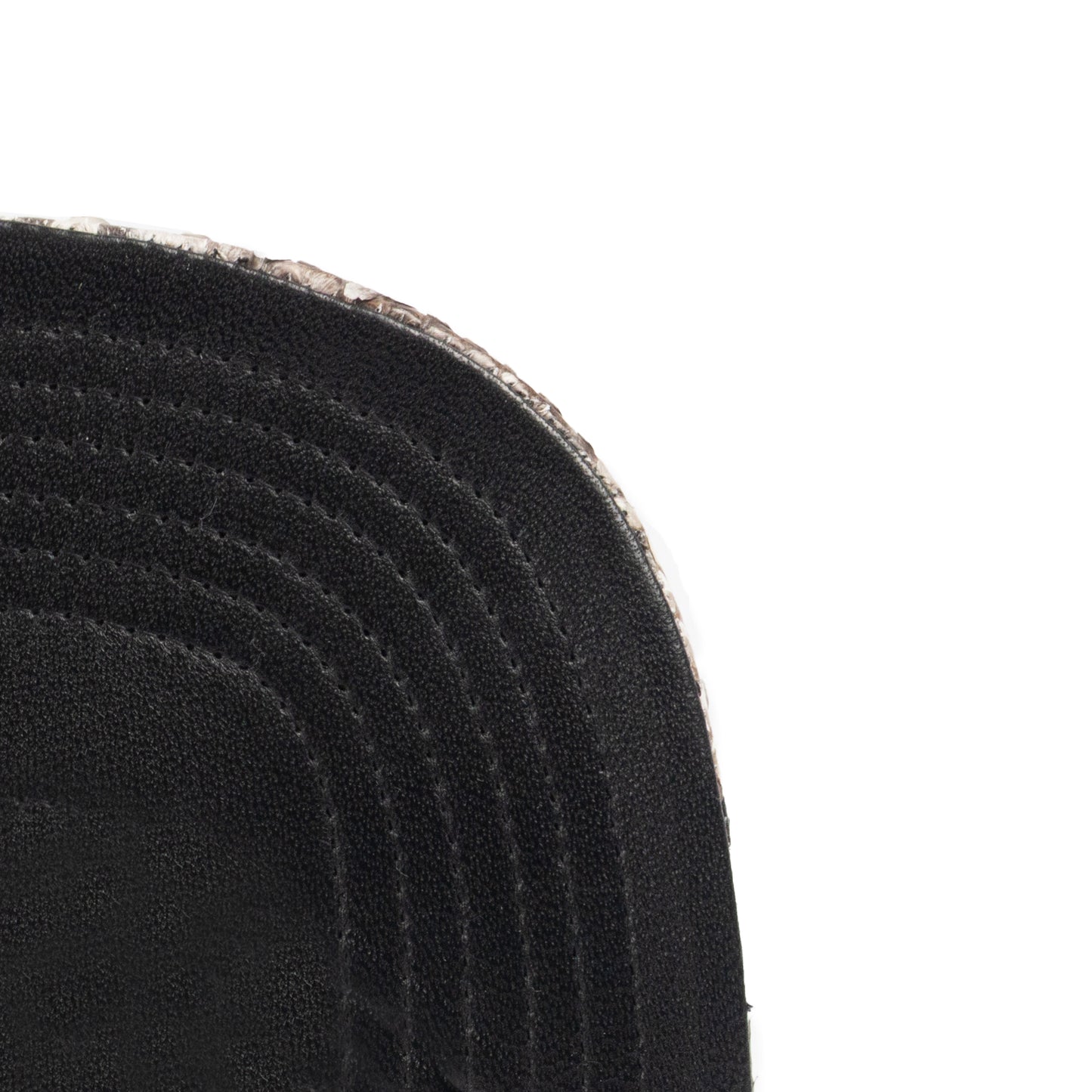 JUST DON BROOKLYN LEATHER PYTHON (BLACK-NATURAL-BLACK-SILVER)