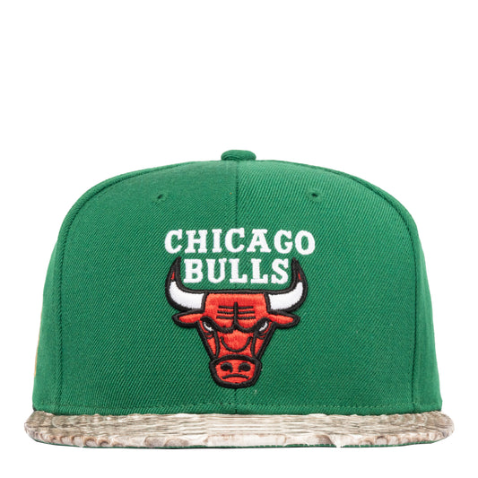 JUST DON CHICAGO BULLS PYTHON (GREEN-NATURAL-GREEN-GOLD)