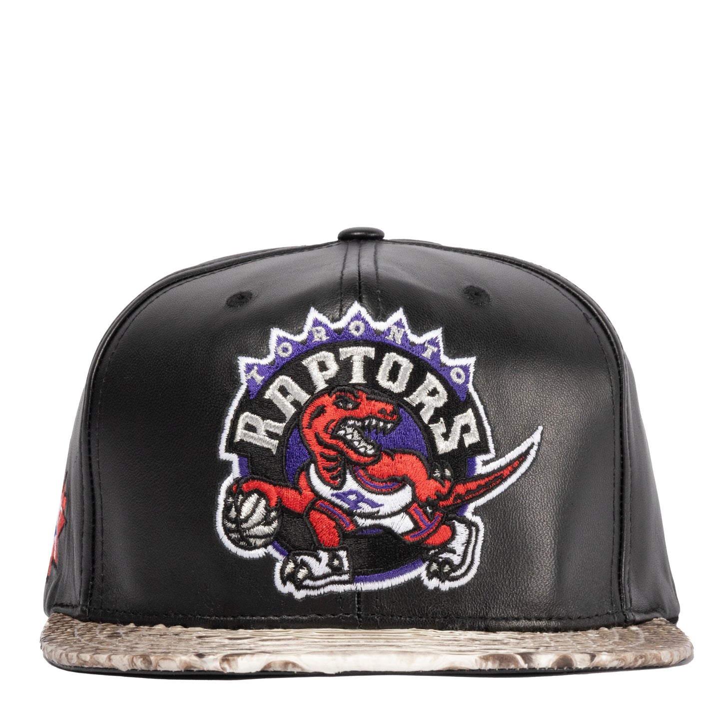 JUST DON TORONTO RAPTORS LEATHER PYHTON (BLACK-NATURAL-BLACK-SILVER)