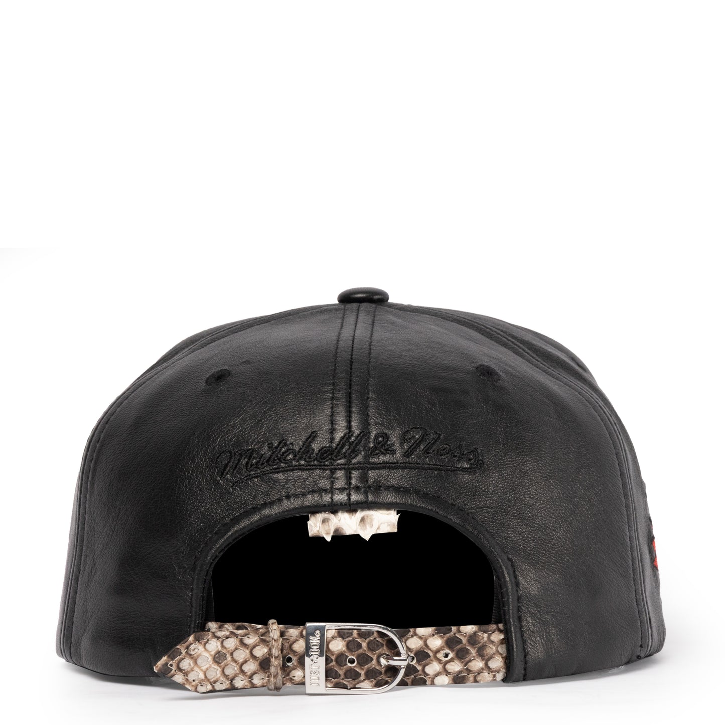 JUST DON TORONTO RAPTORS LEATHER PYHTON (BLACK-NATURAL-BLACK-SILVER)