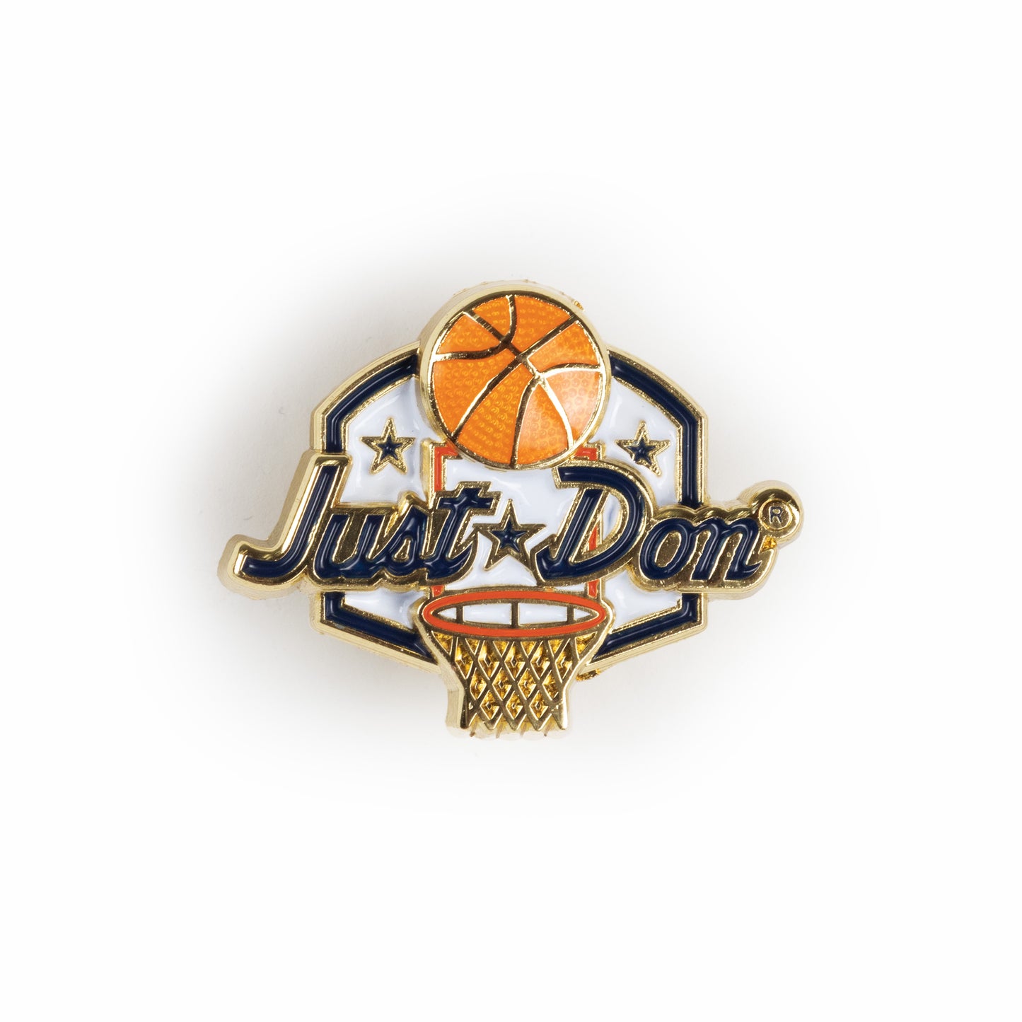 JUST DON BASKETBALL PIN