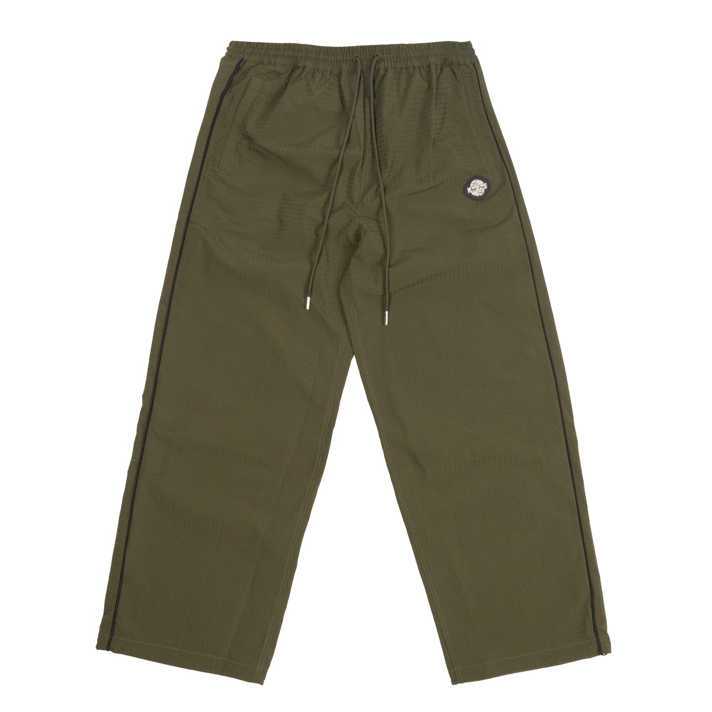 JUST DON NYLON TRACK PANT (OLIVE)