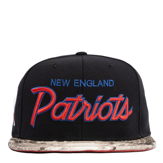 JUST DON NEW ENGLAND PATRIOTS PYTHON (BLACK-natural-red-silver)