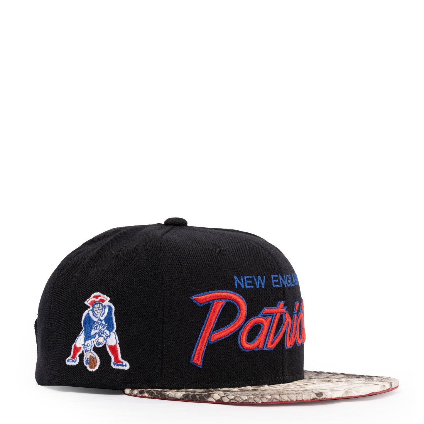JUST DON NEW ENGLAND PATRIOTS PYTHON (BLACK-natural-red-silver)