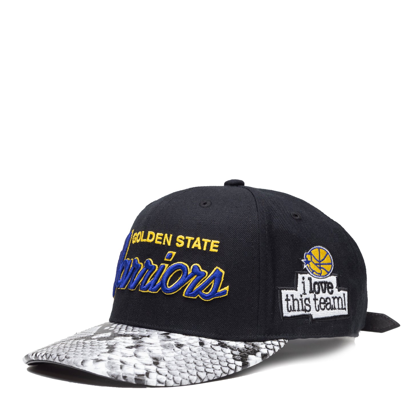 Just Don Golden State Warriors Python Embossed Leather