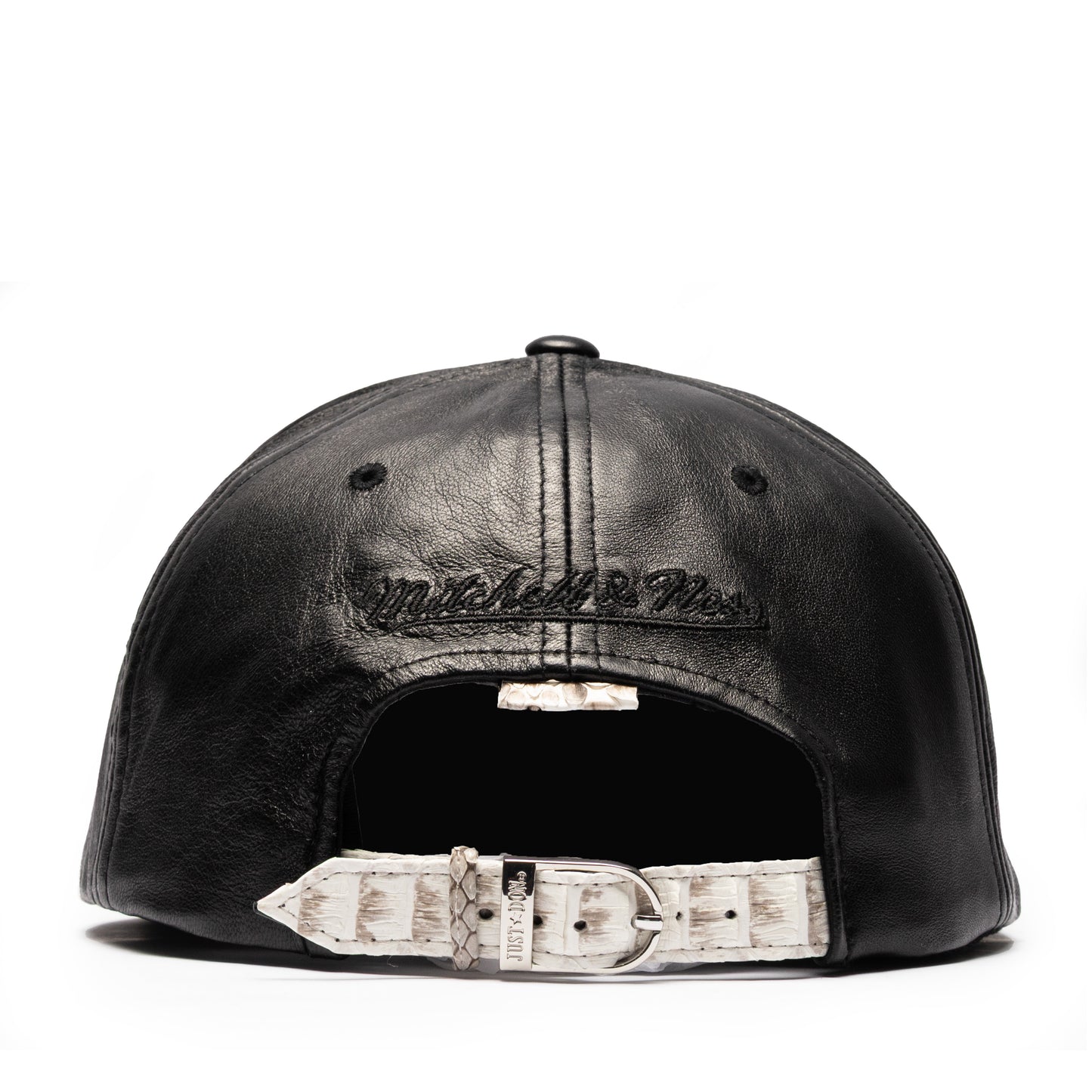 JUST DON LEATHER BROOKLYN PYTHON (NATURAL BRIM)