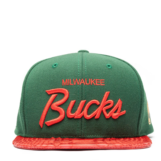 JUST DON MILWAUKEE BUCKS PYTHON (GREEN-RED-RED-GOLD)