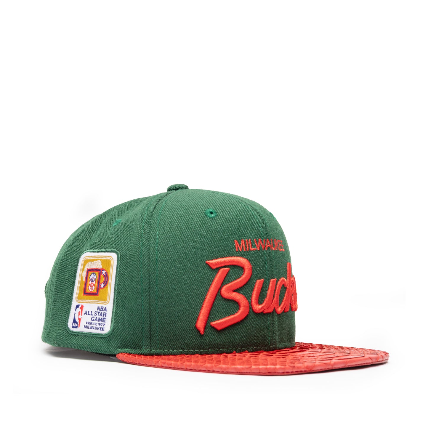 JUST DON MILWAUKEE BUCKS PYTHON (GREEN-RED-RED-GOLD)