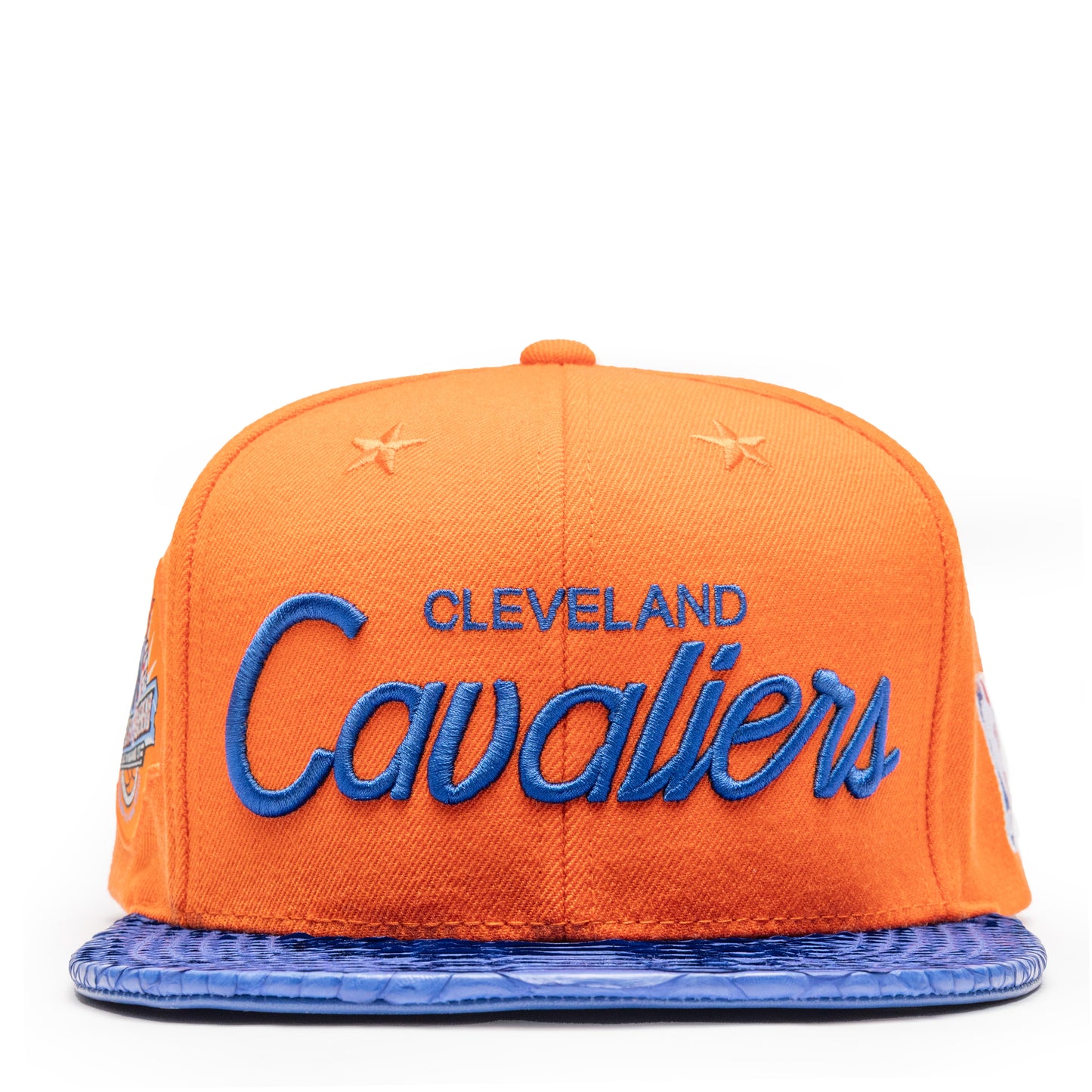 JUST DON CLEVELAND CAVALIERS SCRIPT PYTHON (ORANGE-BLUE-BLUE-SILVER)