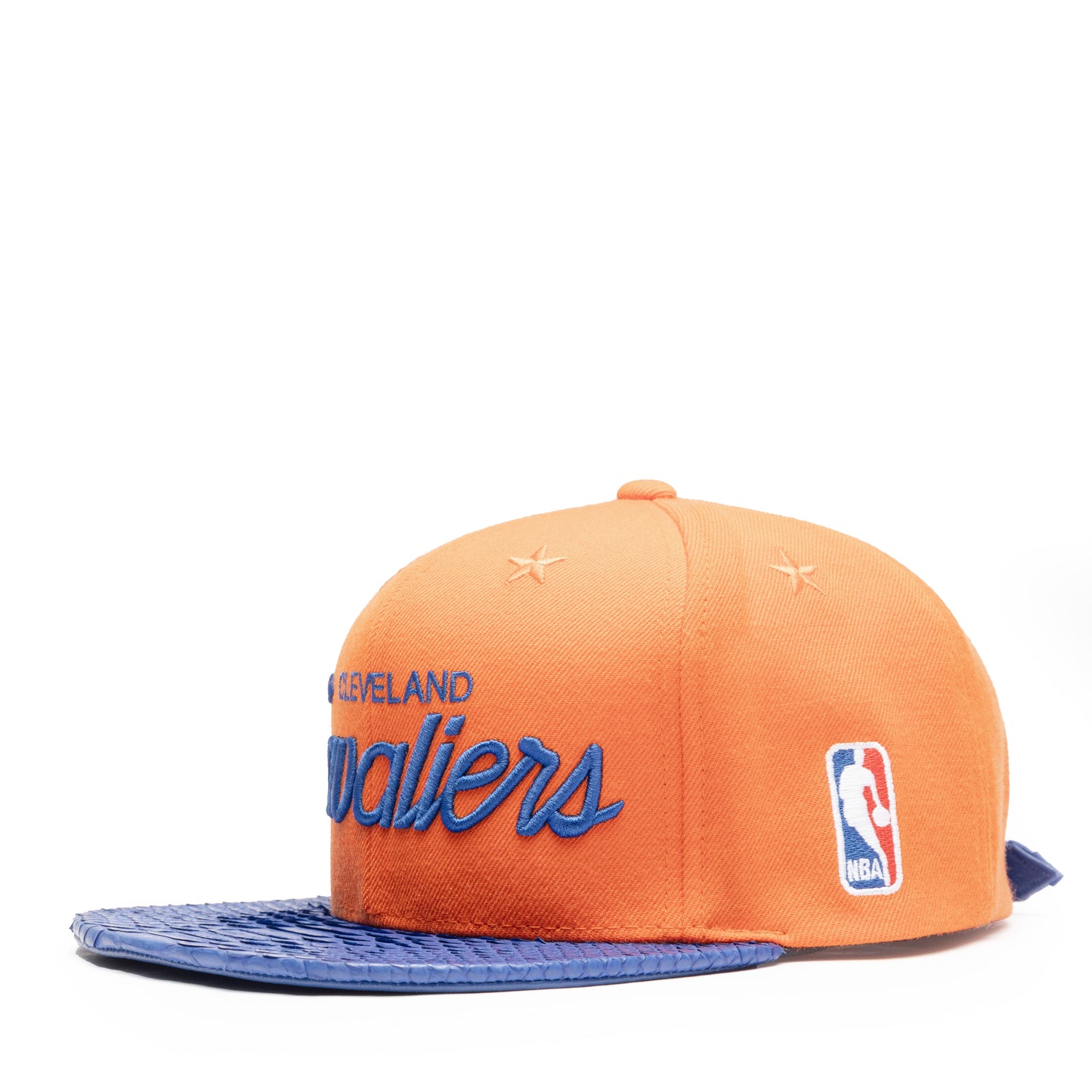 JUST DON CLEVELAND CAVALIERS SCRIPT PYTHON (ORANGE-BLUE-BLUE-SILVER)