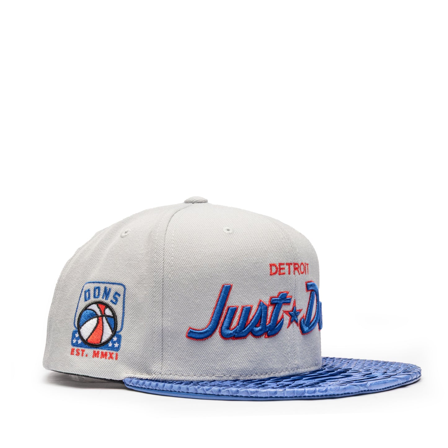 JUST DON DETROIT (BLUE BRIM PYHTON HAT)
