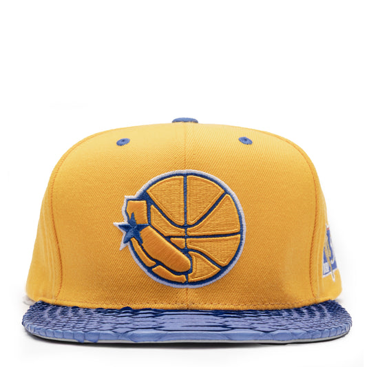 JUST DON GOLDENSTATE WARRIORS PYHTON (YELLOW- BLUE BRIM)