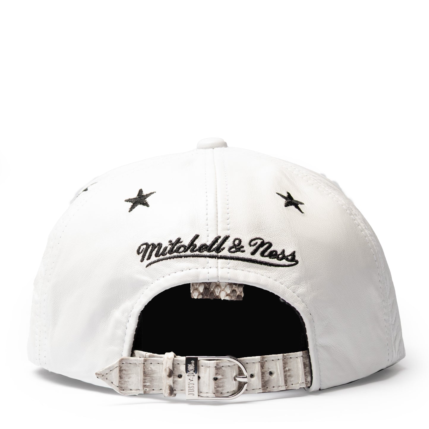 JUST DON BROOKLYN NETS (WHITE LEATHER-NATURAL-BLACK-SILVER)