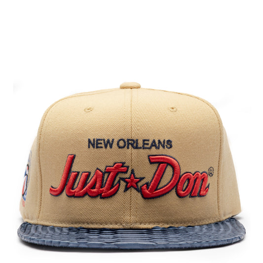 JUST DON NEW ORLEANS PYTHON (KHAKI-NAVY-NAVY-silver)