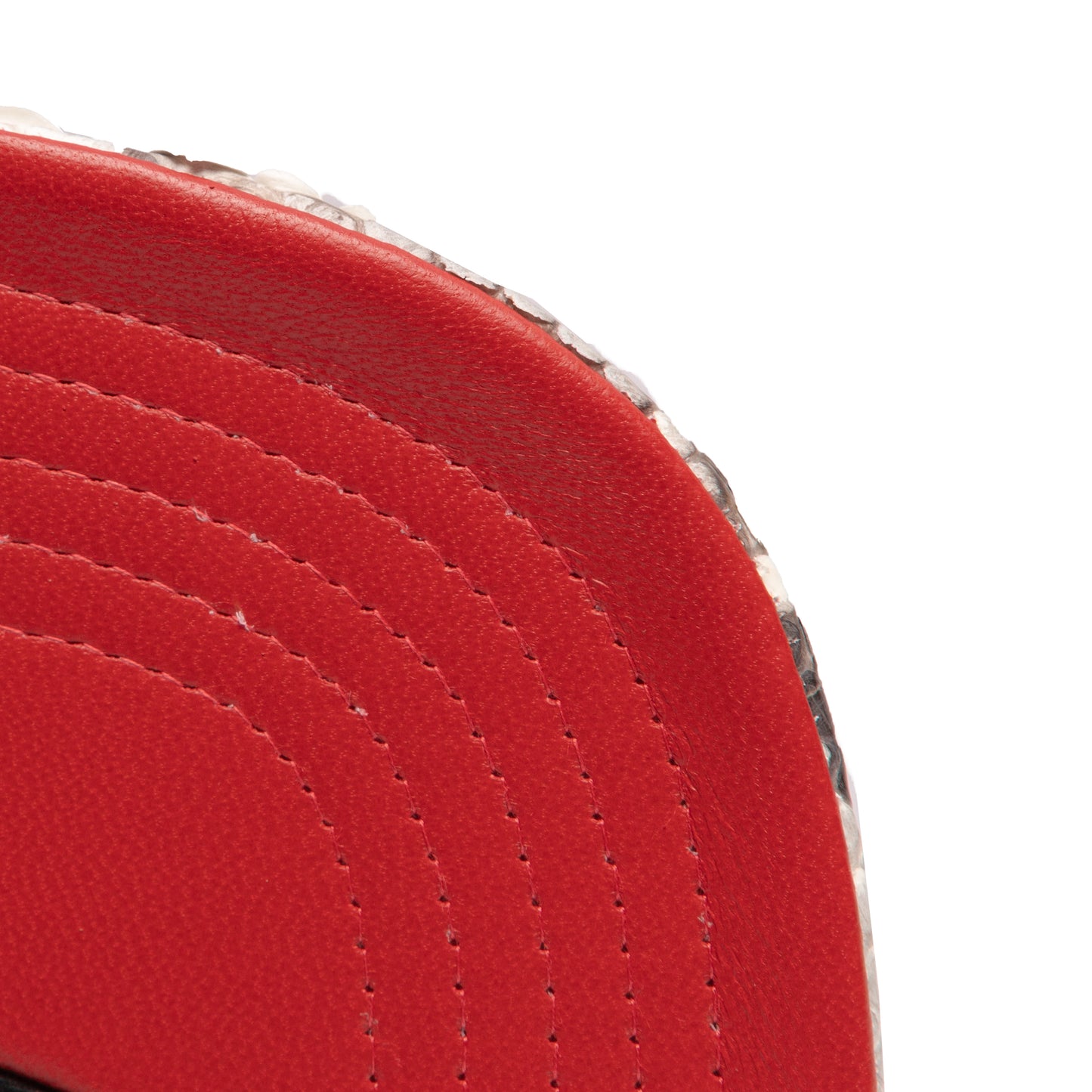 JUST DON WASHINGTON CAPS PYTHON (RED-NATURAL-RED-SILVER )