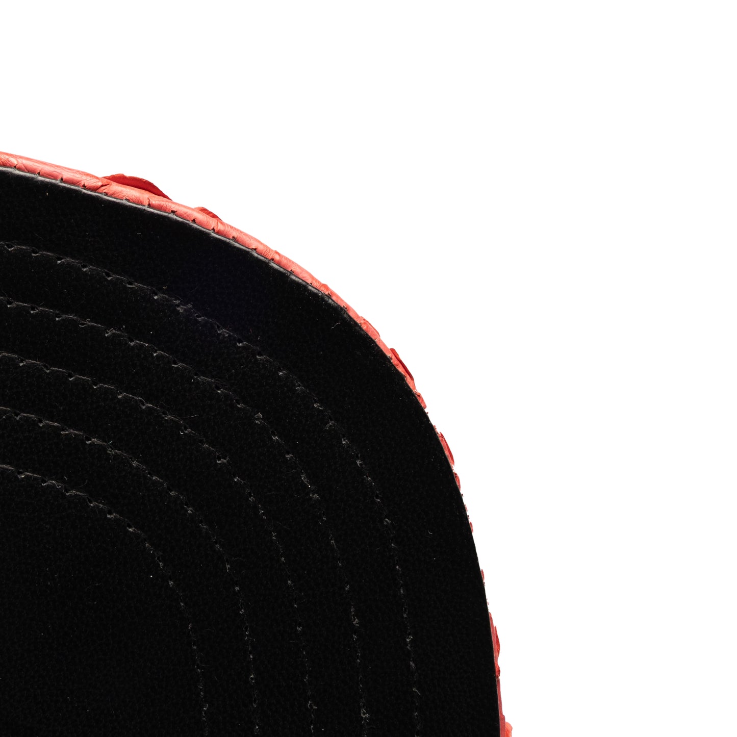 JUST DON SCRIPT CHICAGO PYTHON (BLACK-RED-BLACK-SILVER)