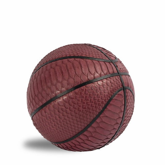 JUST DON MINI PYTHON BASKETBALL (BURGUNDY)