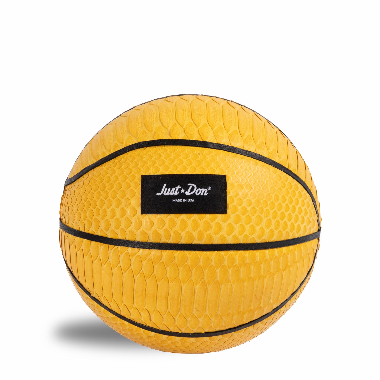 JUST DON MINI PYTHON BASKETBALL (YELLOW)