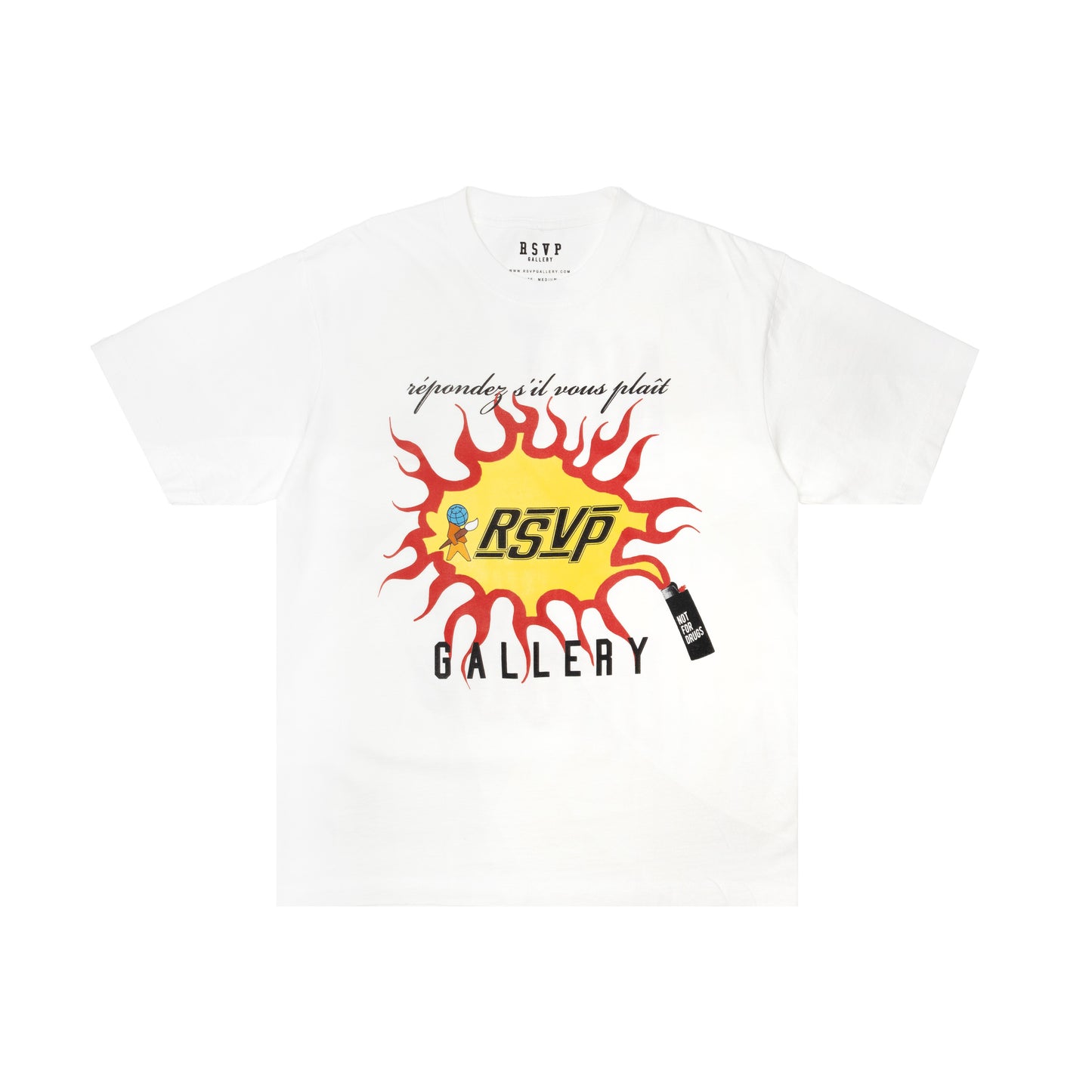 RSVP Gallery Not For Drugs White Tee