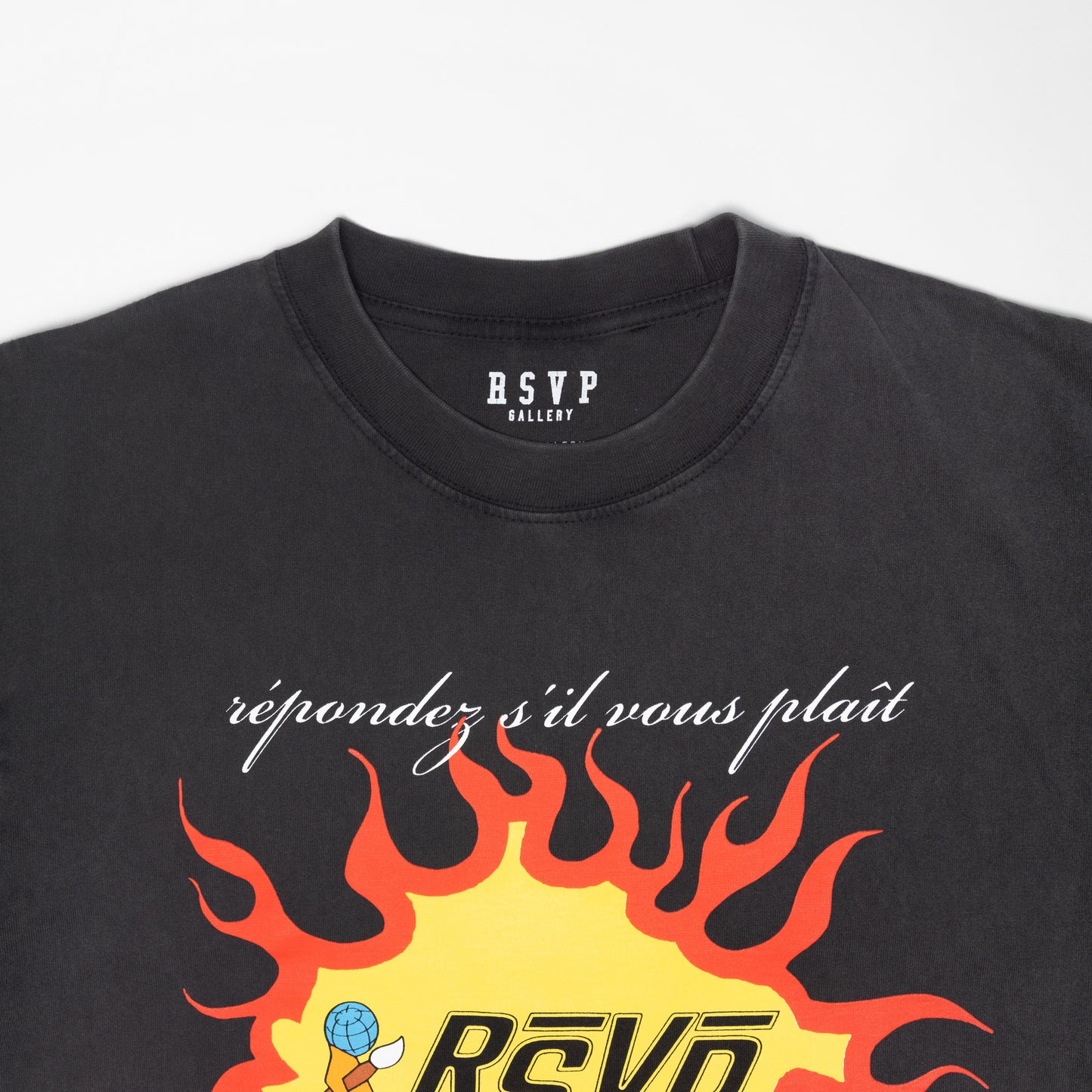 RSVP Gallery Not For Drugs Washed Black Tee