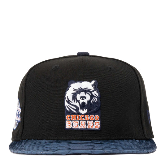 JUST DON CHICAGO BEARS XX SUPER BOWL PATCH(Black-NAVY-NAVY-Gold)