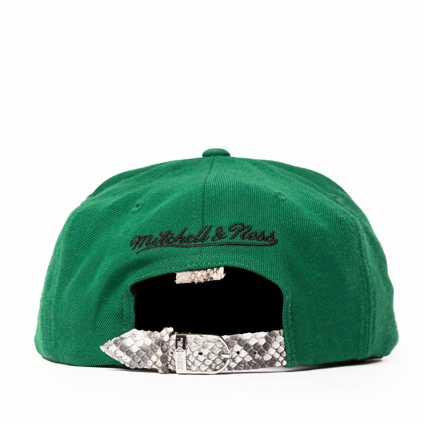 JUST DON BOSTON CELTICS CLOVER PYTHON (GREEN-NATURAL-SILVER-GREEN)