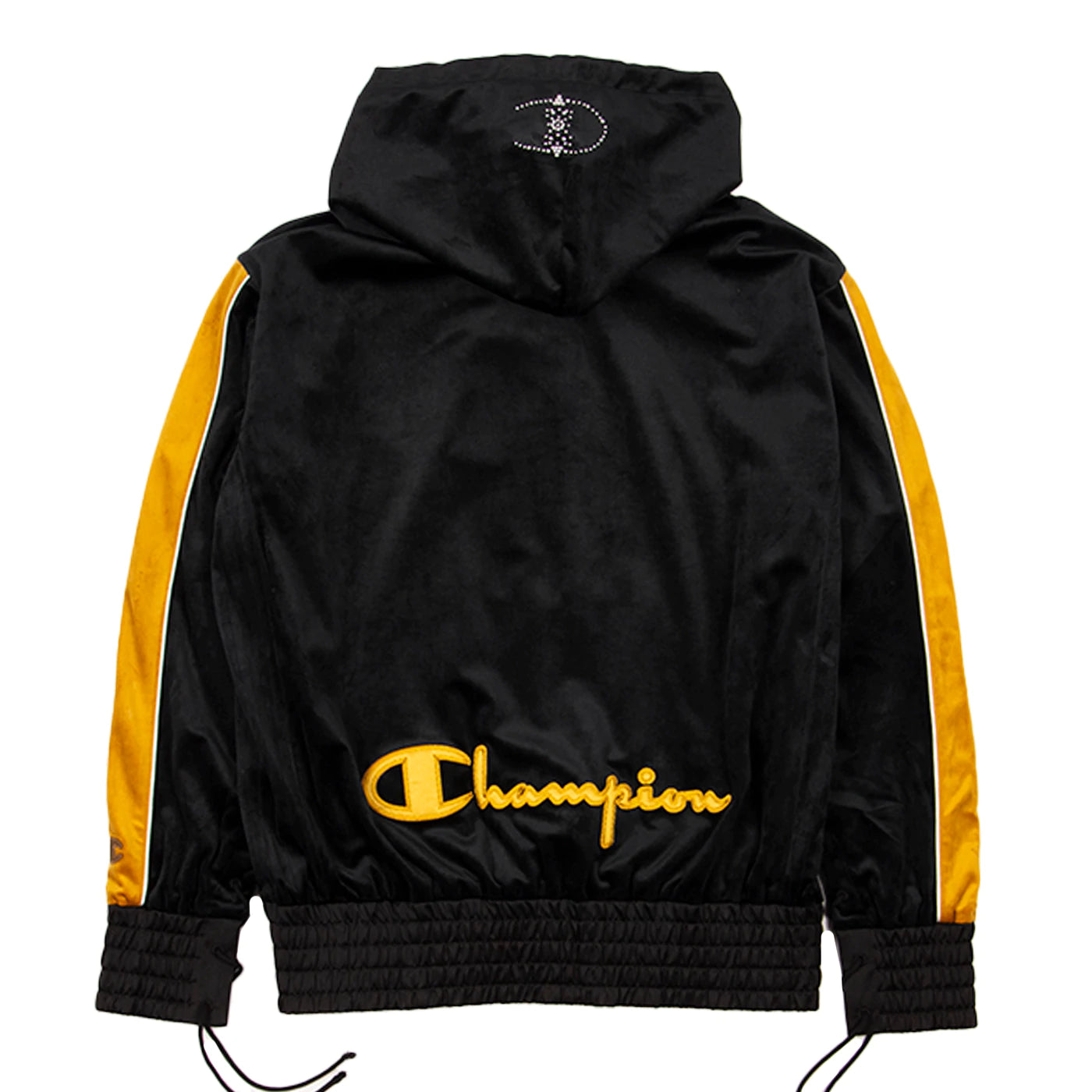 Champion black sales and gold hoodie